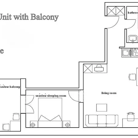 With A Sea View Apartment
